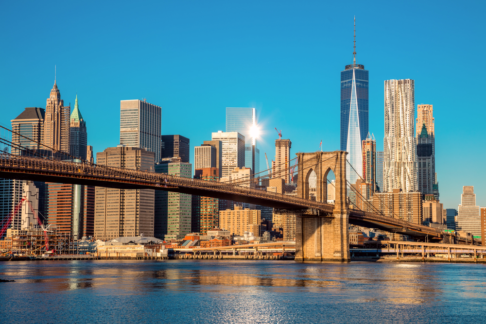 new york city daytime background