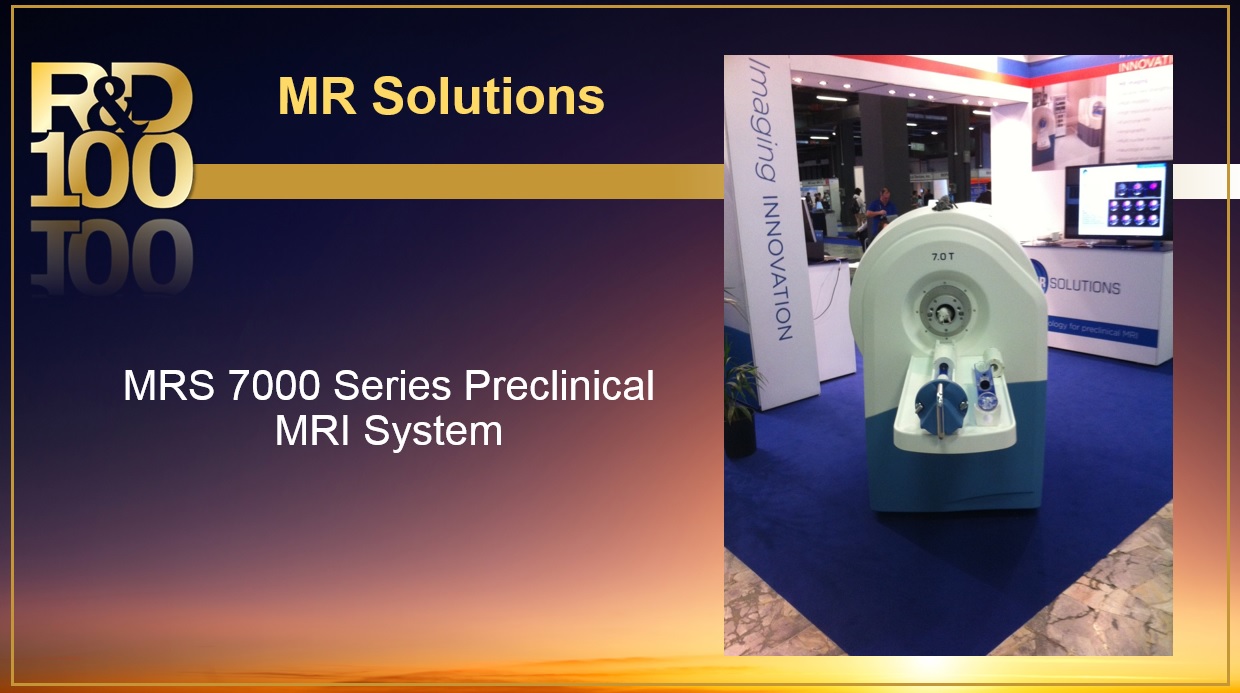 Featured R D 100 Award Winner Mrs 7000 Series Preclinical Mri System Research Development World